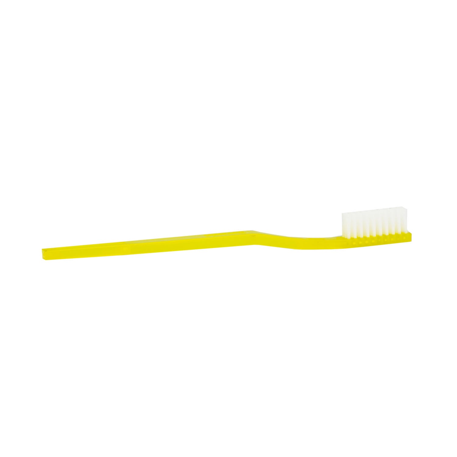 TB29 - Dukal Corporation - Toothbrush, 30 Tuft, Yellow Handle, Rounded White Nylon Bristles, 144/bx, 10 bx/cs , cs
