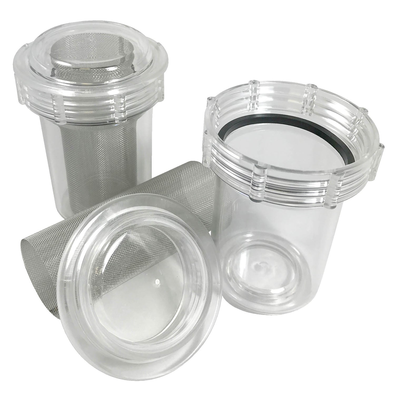 UBC-82300 - Dukal Corporation - UNIVAC™ Disposable Vacuum Pump Canisters with Mesh Screen, 3-1/2" W x 4-3/8" H, 8/bx, 6 bx/cs , cs