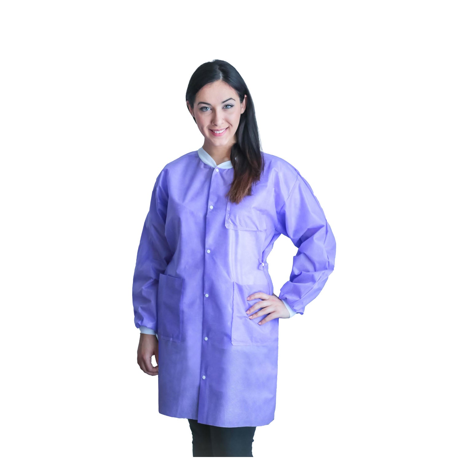 UGC-6604-XL - Dukal Corporation - FitMe Lab Coats, X-Large, Lavender, 10/bg , bg
