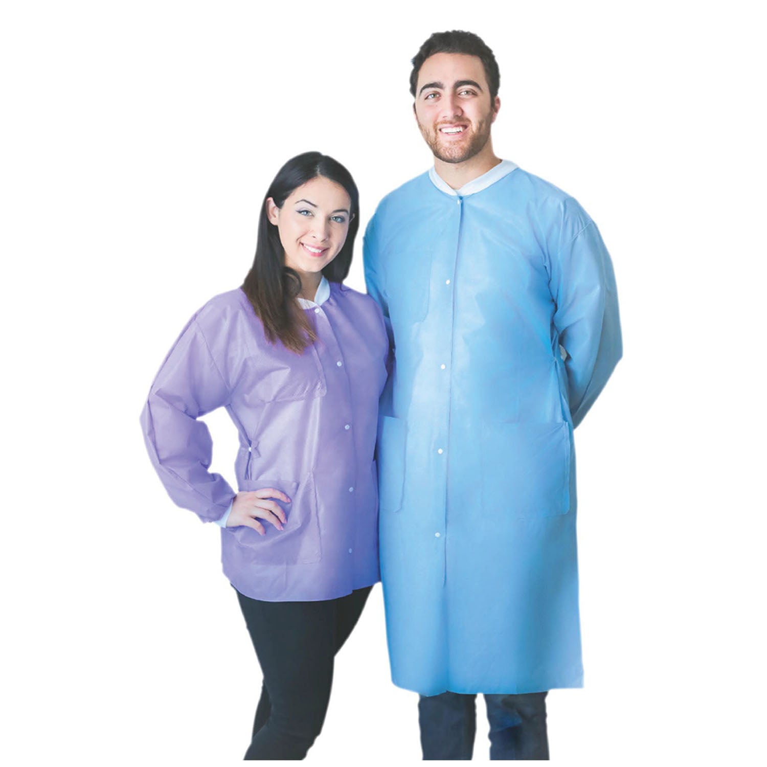 UGJ-6502-XL - Dukal Corporation - FitMe Lab Jackets, X-Large, White, 10/bg , bg