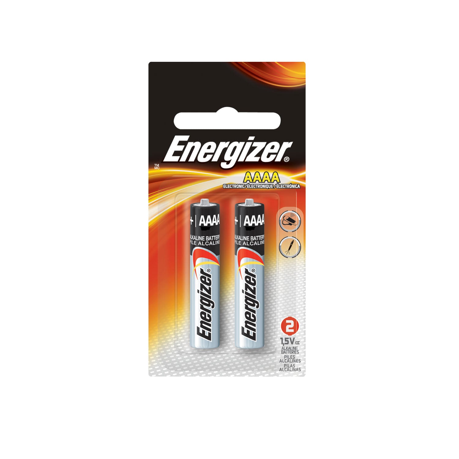 E96BP-2 - Energizer Battery, Inc. - Battery, Alkaline, AAAA 2/pk, 6 pk/ct, 2 ct/cs , cs