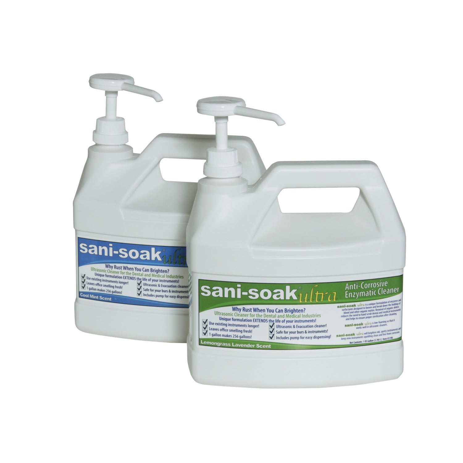5202-NDC - Enzyme Industries, Inc. - Sani-Soak Ultra Enzymatic Cleaner, Cool Mint, Gallon, 4/cs **Item is on Manufacturer Backorder – Limited Inventory when Available** , cs
