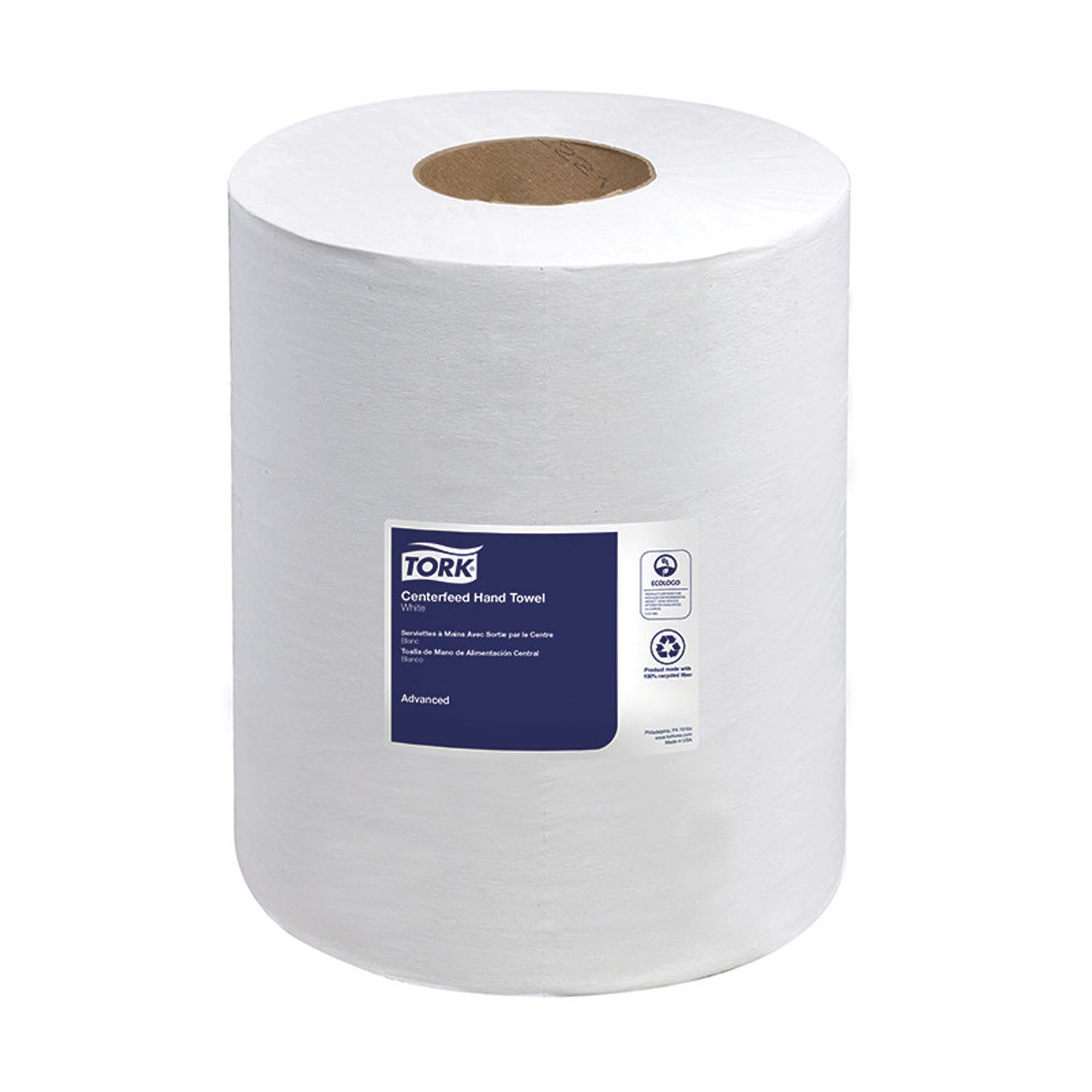 121201 - Essity Professional Hygiene North America, LLC - Advanced Hand Towel, Centerfeed, Soft, 2-Ply, White, 9" x 11.8", 590 sht/rl, 6 rl/cs (50 cs/plt) , cs