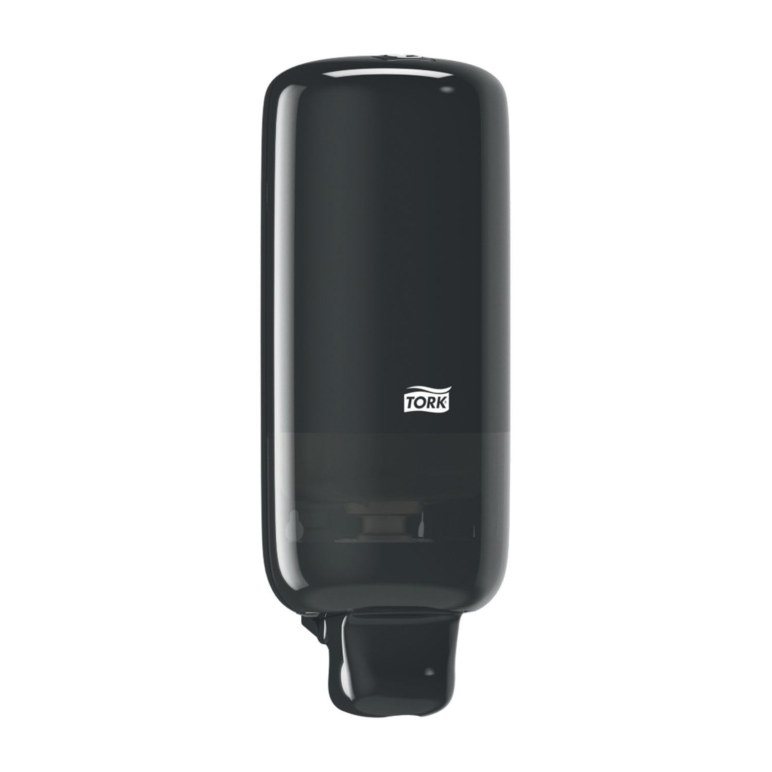 571508 - Essity Professional Hygiene North America, LLC - Dispensador manual, espuma, universal, negro, S4, plástico, 11.3" x 4.5" x 4.1" (112 cajas/paquete), c/u