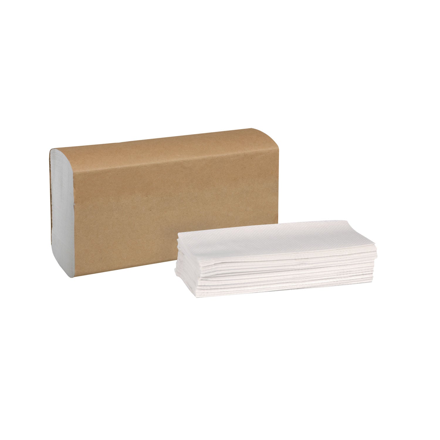 MB540A - Essity Professional Hygiene North America, LLC - Toalla de manos multipliegue universal blanca de una capa con relieve H2, 24,1 x 23,9 cm, 250 hojas/paquete, 16 paquetes/caja (70 cajas/paquete)