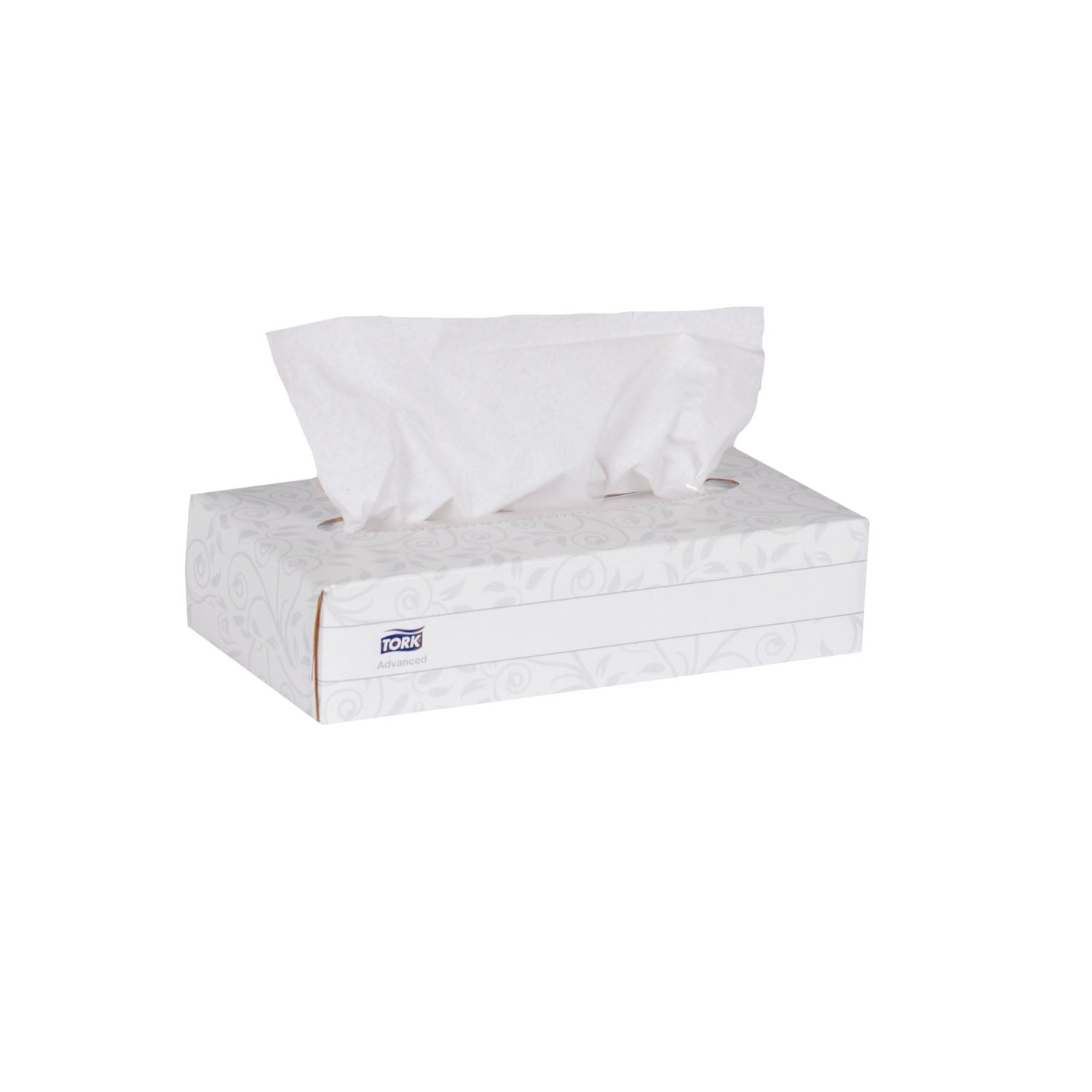 TF6810 - Essity Professional Hygiene North America, LLC - Caja de pañuelos faciales planos, 2 capas, avanzados, blancos, F1, 8,2" x 7,9", 100 hojas/caja, 30 cajas/caja (81 cajas/placa)