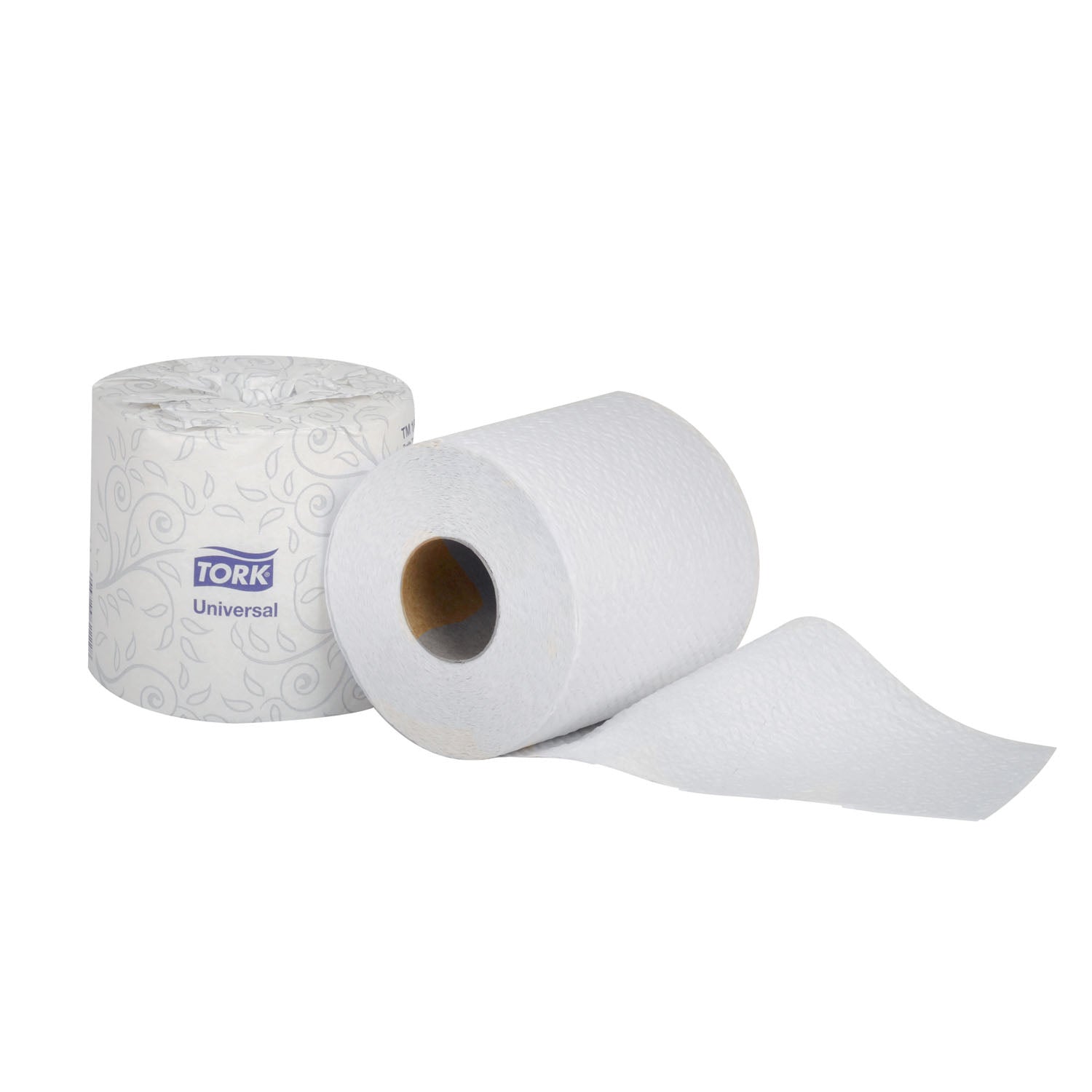 TM1616S - Essity Professional Hygiene North America, LLC - Rollo de papel higiénico universal, blanco, 2 capas, T24, 47,2 m (156,25 pies), 10 x 11,2 cm (4 x 4,4 pulgadas), 500 hojas/cartón, 96 cartuchos/caja (30 cajas/plt).