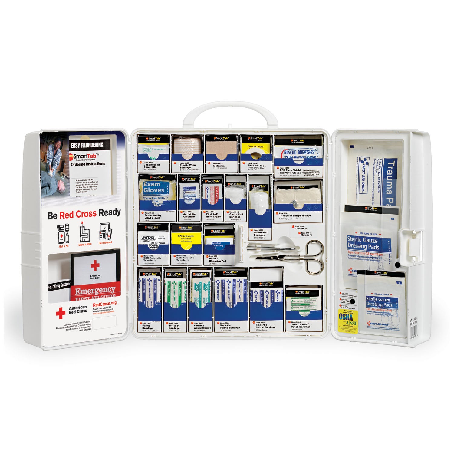 1001-RC-0103 - First Aid Only/Acme United Corporation - Large Plastic Smart Compliance Cabinet (DROP SHIP ONLY - $150 Minimum Order) , ea