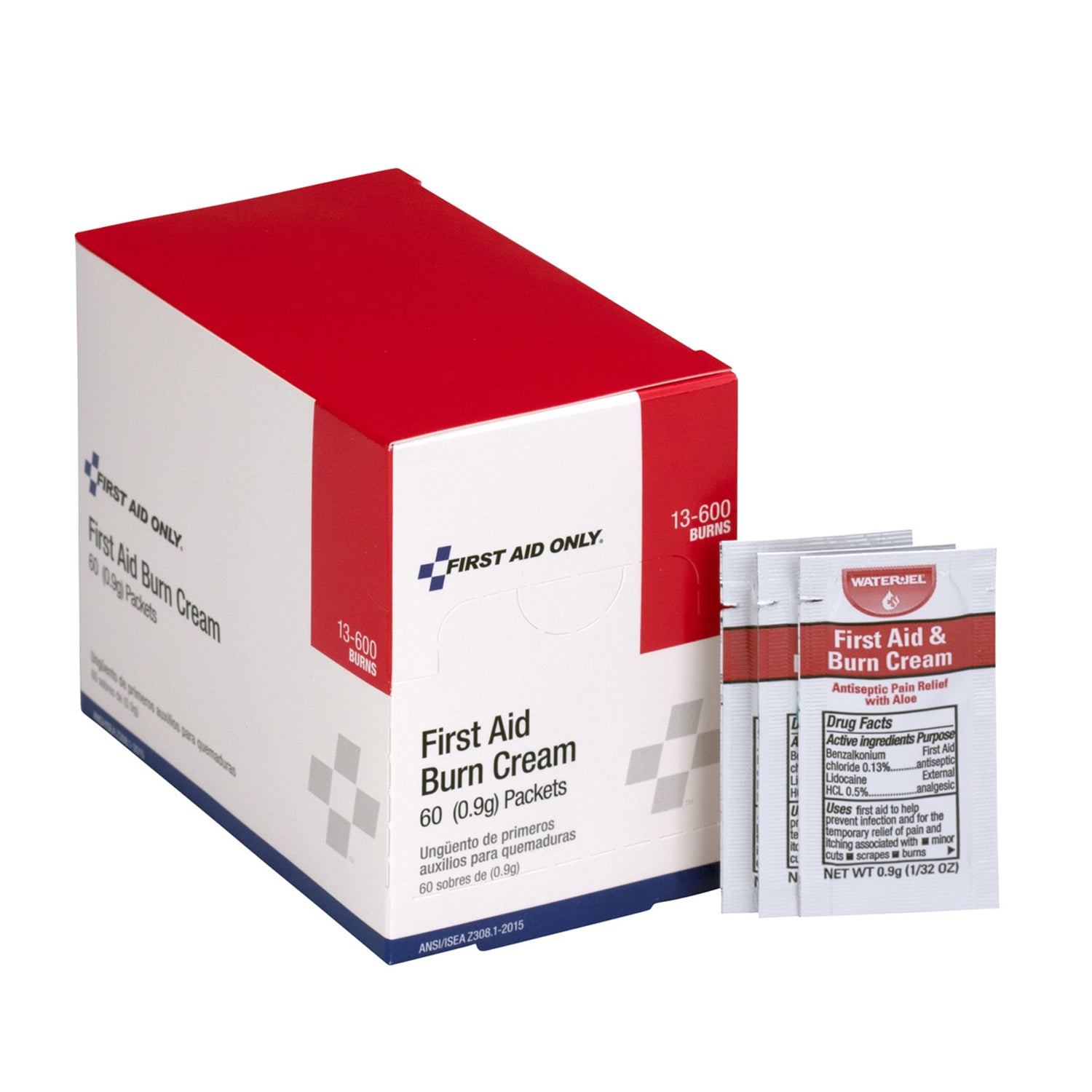 13-600 - First Aid Only/Acme United Corporation - First Aid Burn Cream, 60/bx (DROP SHIP ONLY - $150 Minimum Order) , bx