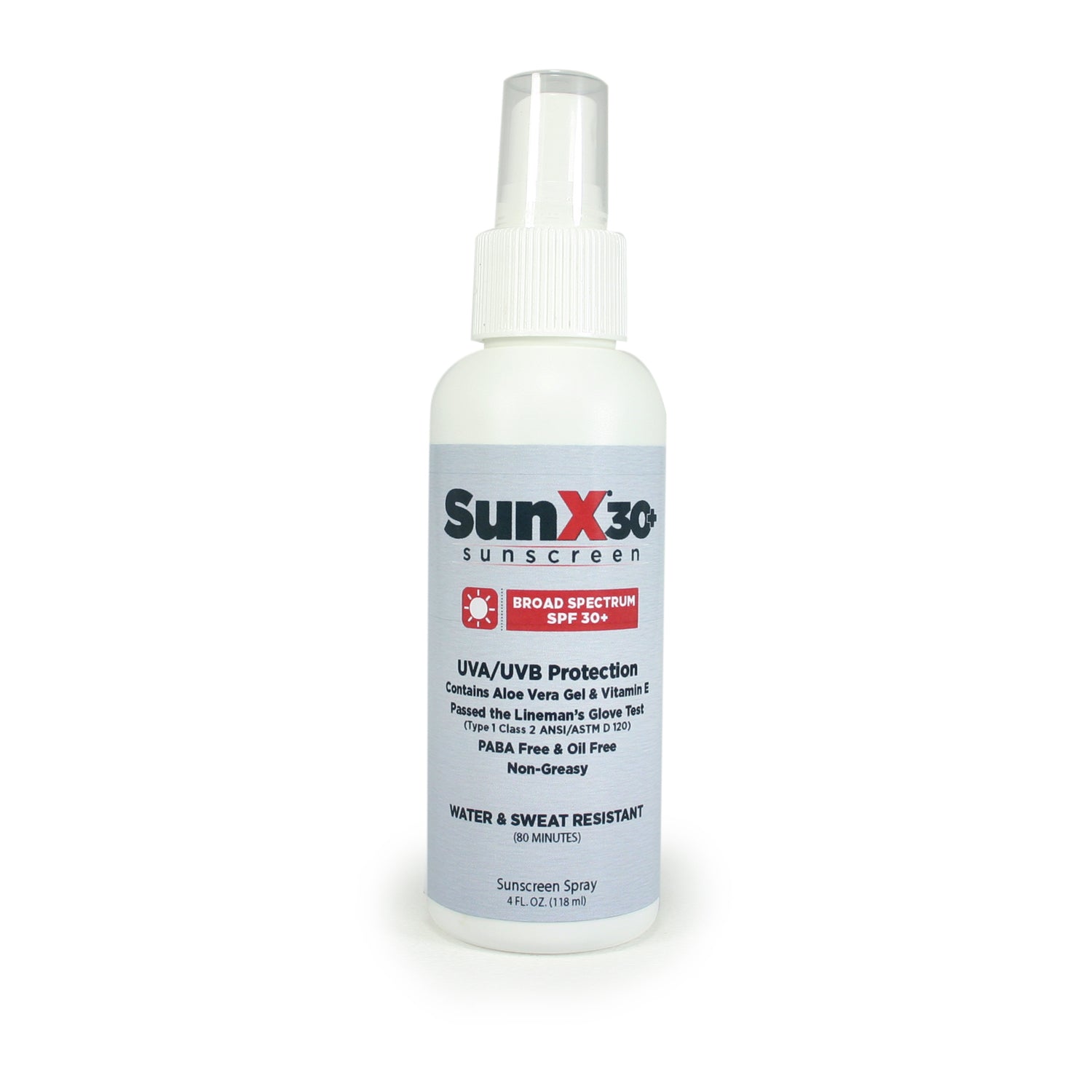 18-304 - First Aid Only/Acme United Corporation - SunX30 Sunscreen Spray, 4oz, Pump , 12/cs (DROP SHIP ONLY - $150 Minimum Order) , cs