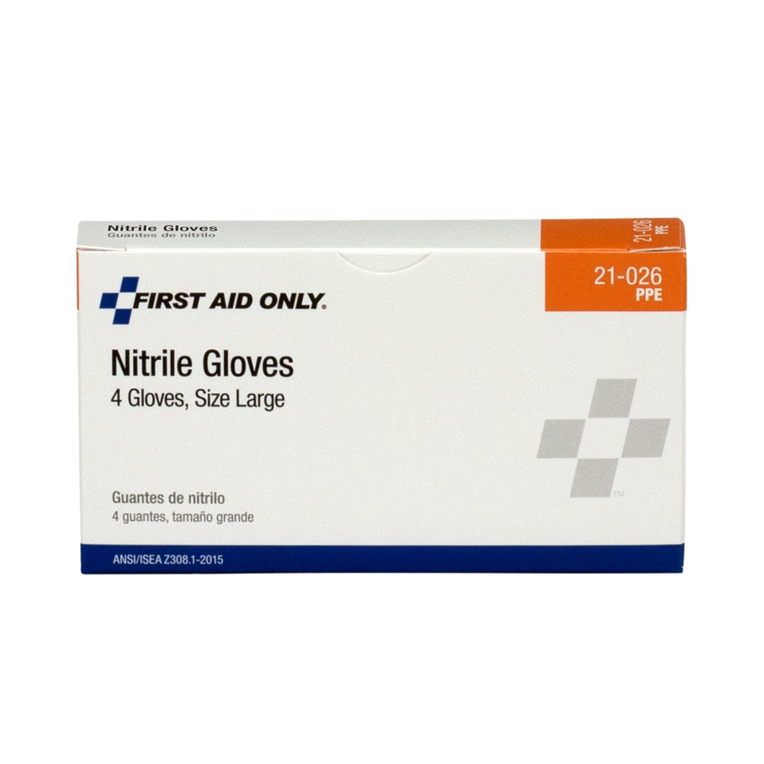 21-026-001 - First Aid Only/Acme United Corporation - Nitrile Exam Gloves, 4/bx (DROP SHIP ONLY - $150 Minimum Order) , bx