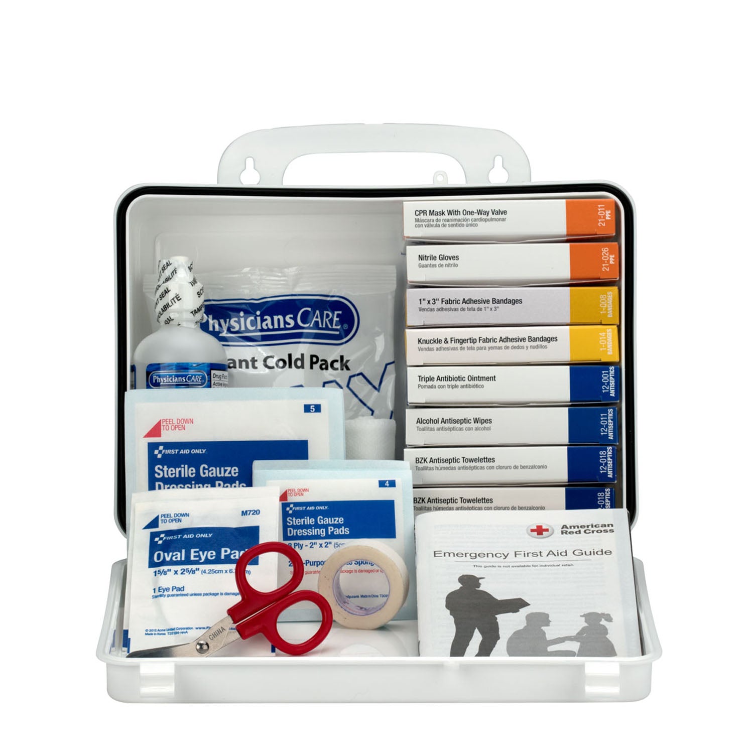 291-U/FAO - First Aid Only/Acme United Corporation - Truckers First Aid Kit,16 Unit, Plastic Case (DROP SHIP ONLY - $150 Minimum Order) , ea