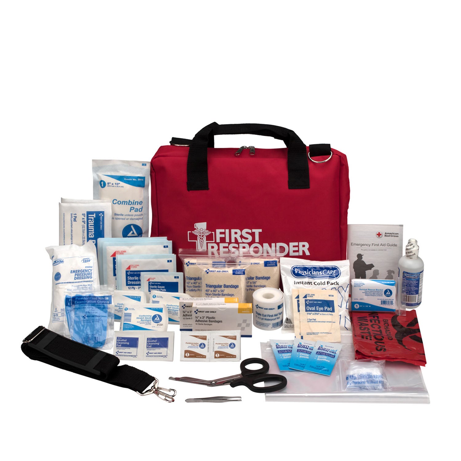 510-FR - First Aid Only/Acme United Corporation - First Responder Kit, Medium 102 Piece bg (DROP SHIP ONLY - $150 Minimum Order) , ea