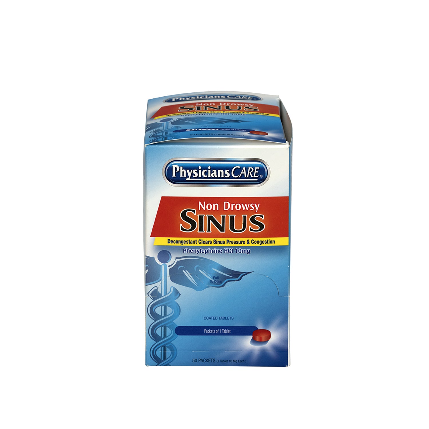 90087-004 - First Aid Only/Acme United Corporation - PhysiciansCare Sinus, 1/pk, 50pk/bx (DROP SHIP ONLY - $150 Minimum Order) , bx