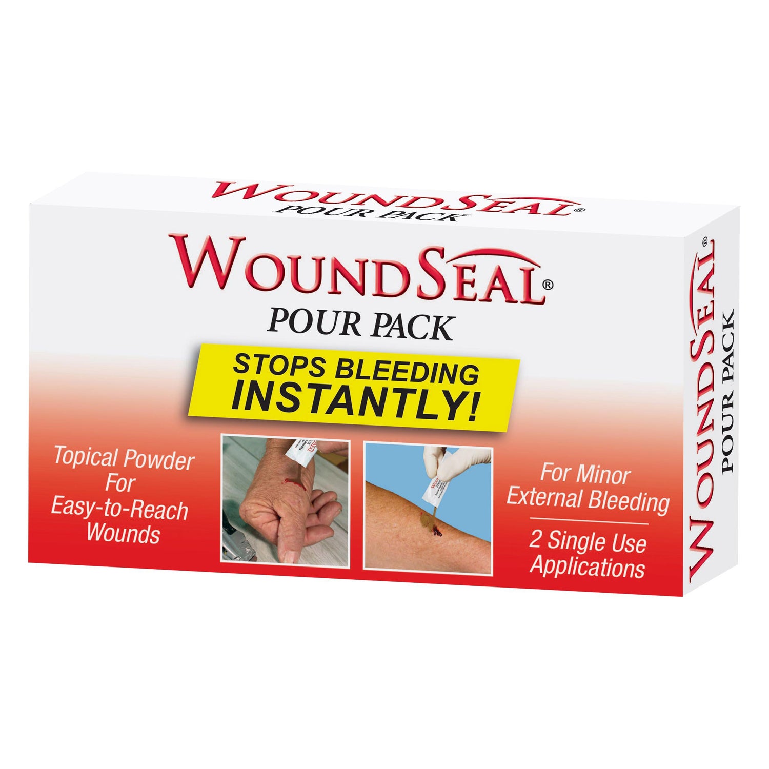 90358 - First Aid Only/Acme United Corporation - WoundSeal Blood Clot Powder, Pour Packs, 2/box (SOLO ENVÍO DIRECTO - Pedido mínimo de $150) , bx