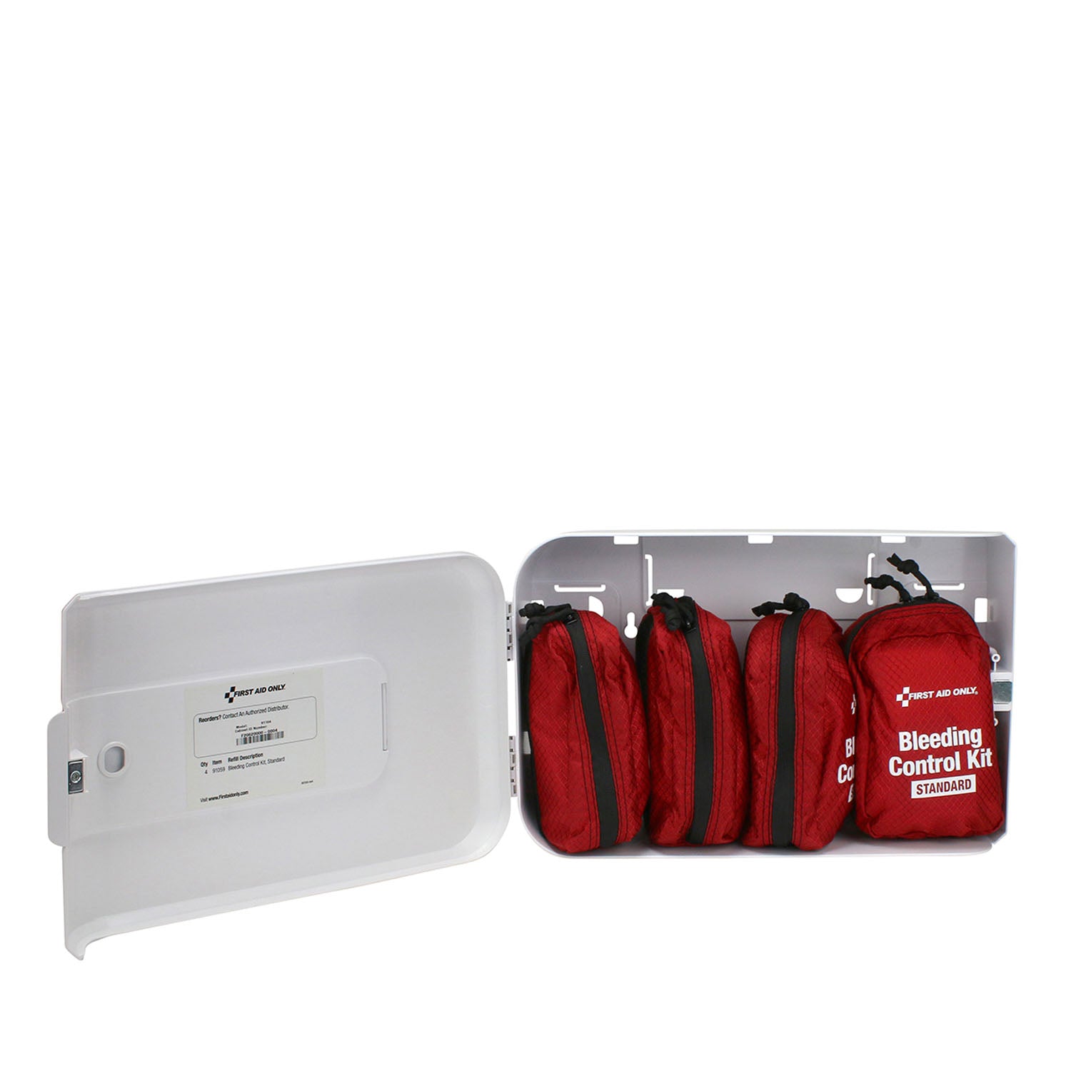 91104 - Solo primeros auxilios/Acme United Corporation - Control de purga de gabinete completo Smart Compliance, plástico (SOLO ENVÍO DIRECTO - Pedido mínimo de $150), c/u