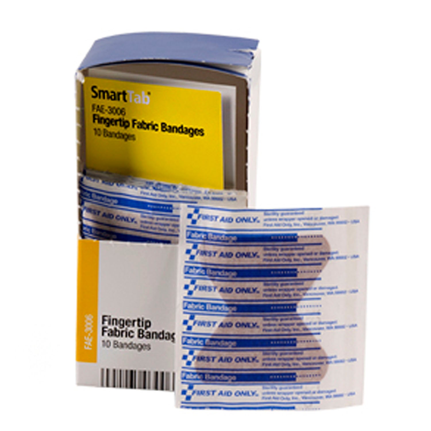 FAE-3006 - First Aid Only/Acme United Corporation - SC Refill, Includes: Fabric Fingertip Bandages, 10/bx, 24bx/cs (DROP SHIP ONLY - $150 Minimum Order) , cs