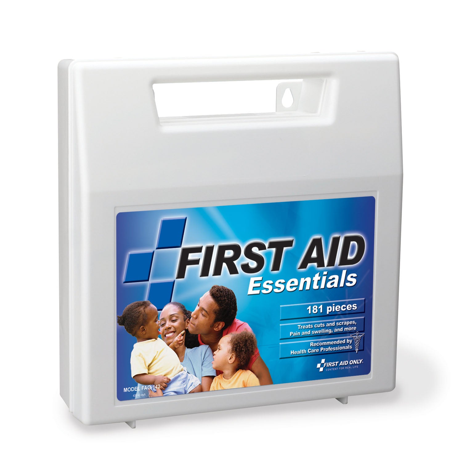 FAO-142 - First Aid Only/Acme United Corporation - First Aid Kit, 181 Piece, Plastic Case (DROP SHIP ONLY - $150 Minimum Order) , ea