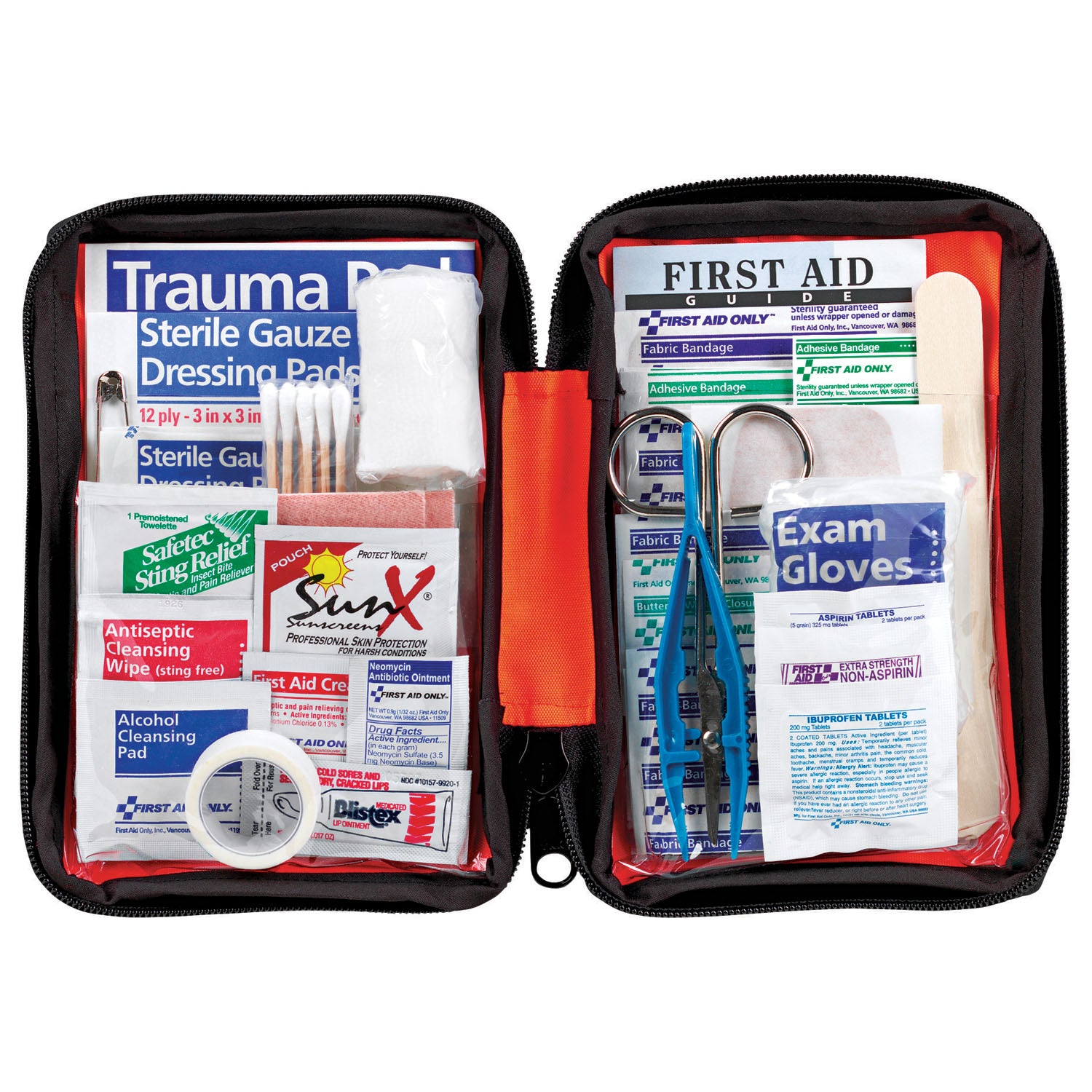FAO-420 - First Aid Only/Acme United Corporation - Outdoor First Aid Kit, 107 Piece, Fabric Case, 6/cs (DROP SHIP ONLY - $150 Minimum Order) , cs