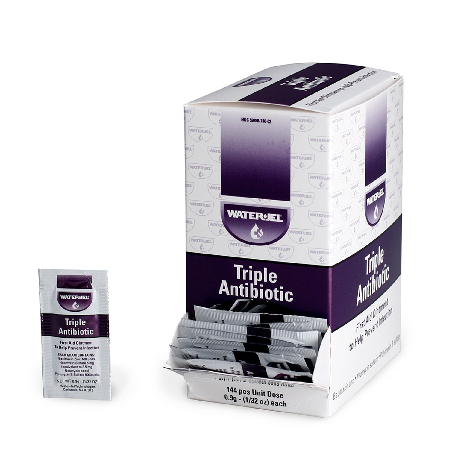 M462-144 - First Aid Only/Acme United Corporation - Triple Antibiotic Ointment, 144/bx (DROP SHIP ONLY - $150 Minimum Order) , bx