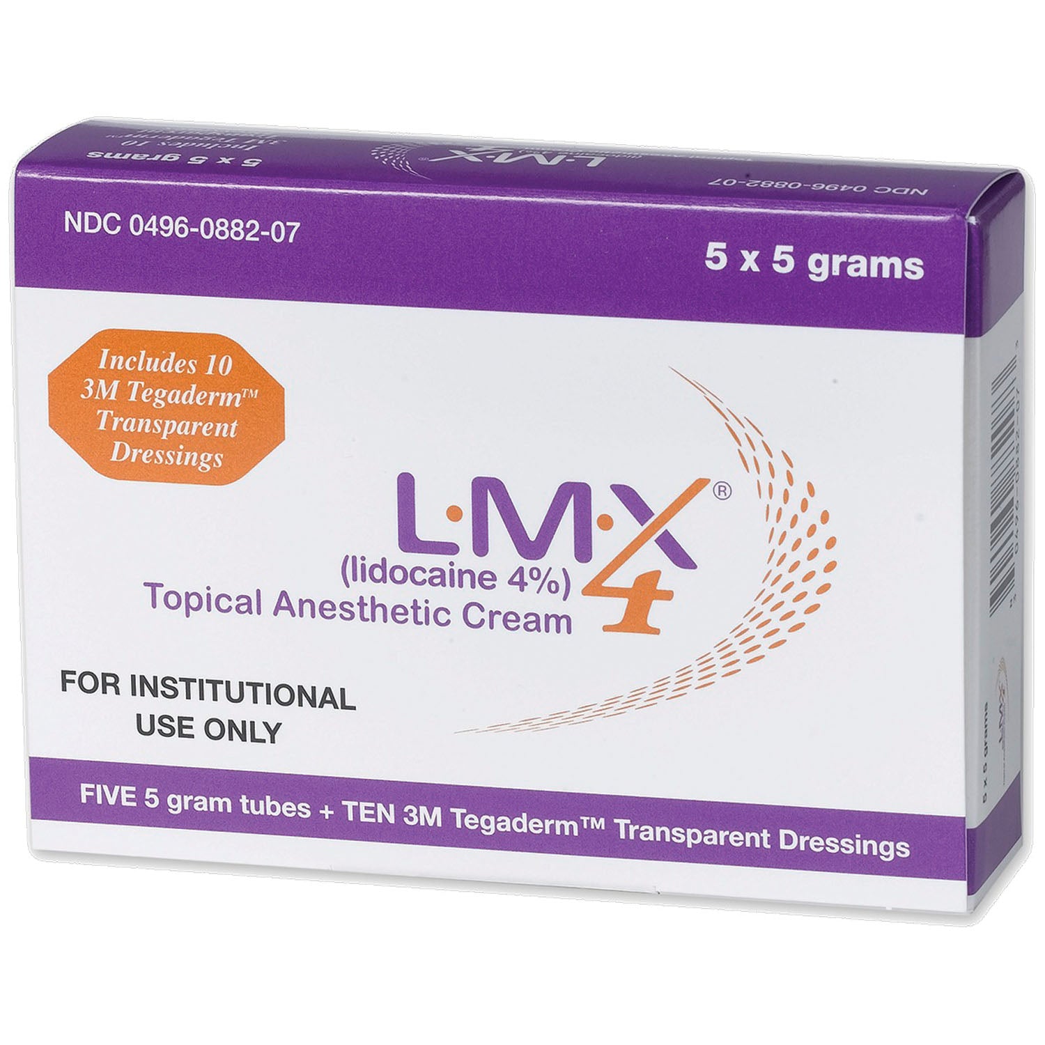 0882-07 - Ferndale Laboratories, Inc. - Anesthetic Cream with Transparent Dressings, (5) 5g Tubes (US Only-No Puerto Rico) , ea