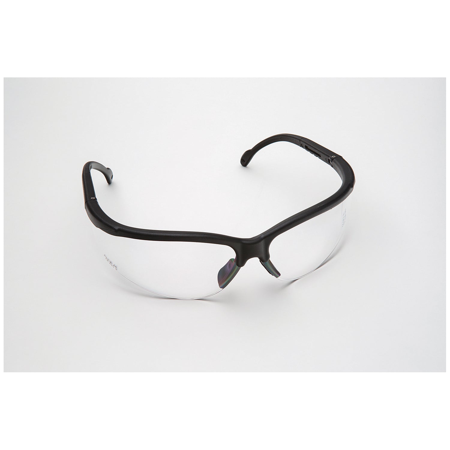 3707 - Palmero - Safety Glasses, Black Frame/Clear Lens. Full Size, 12/cs (US SALES ONLY) , cs