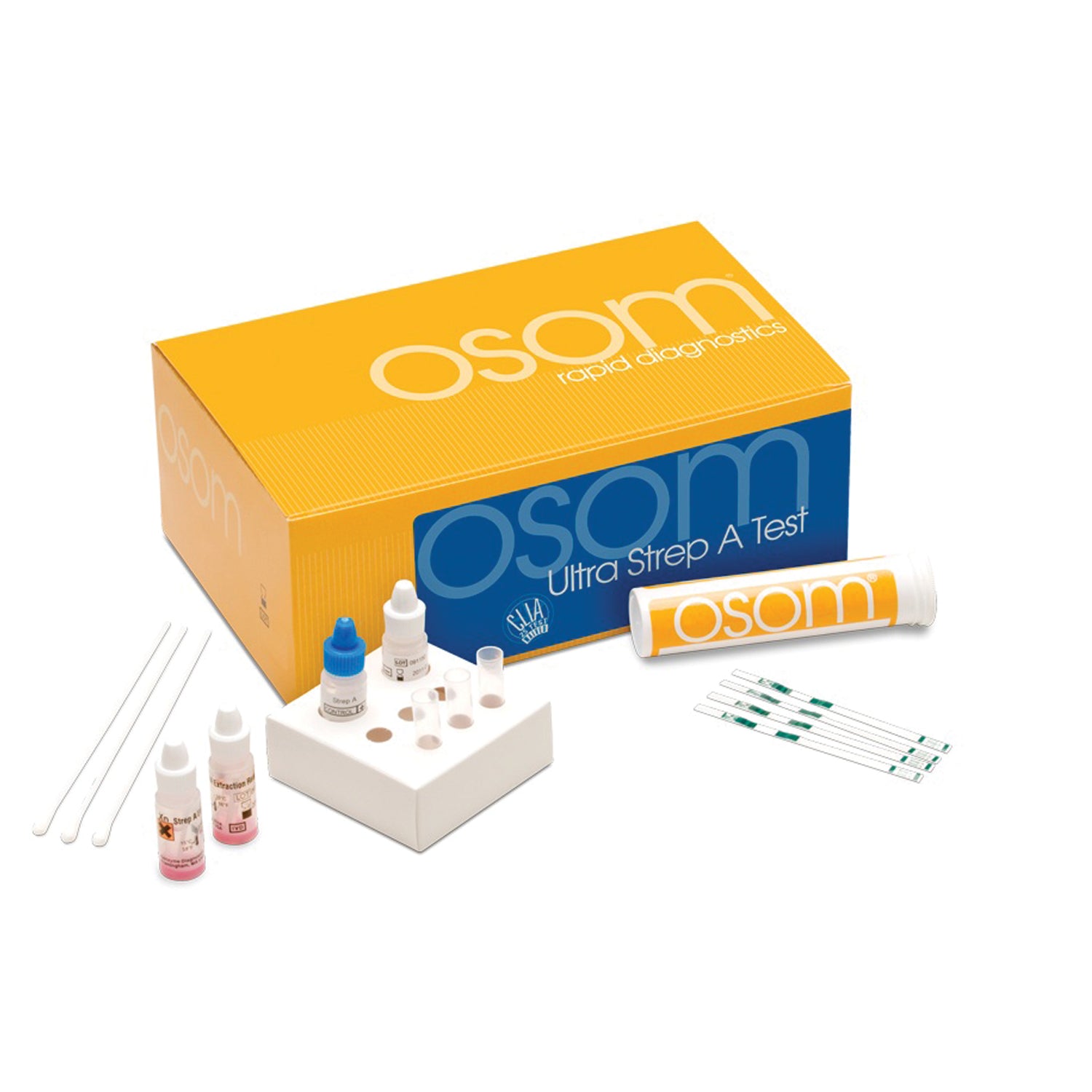 147 - Sekisui Diagnostics, LLC - Ultra Strep A Test CLIA Waived, 25 tests/kit (Continental US Only) (HAZMAT Fees Apply, cannot ship via Air or to AK, GU, HI, MP, PR, VI) (Short-Dated; Non-Returnable) , kt
