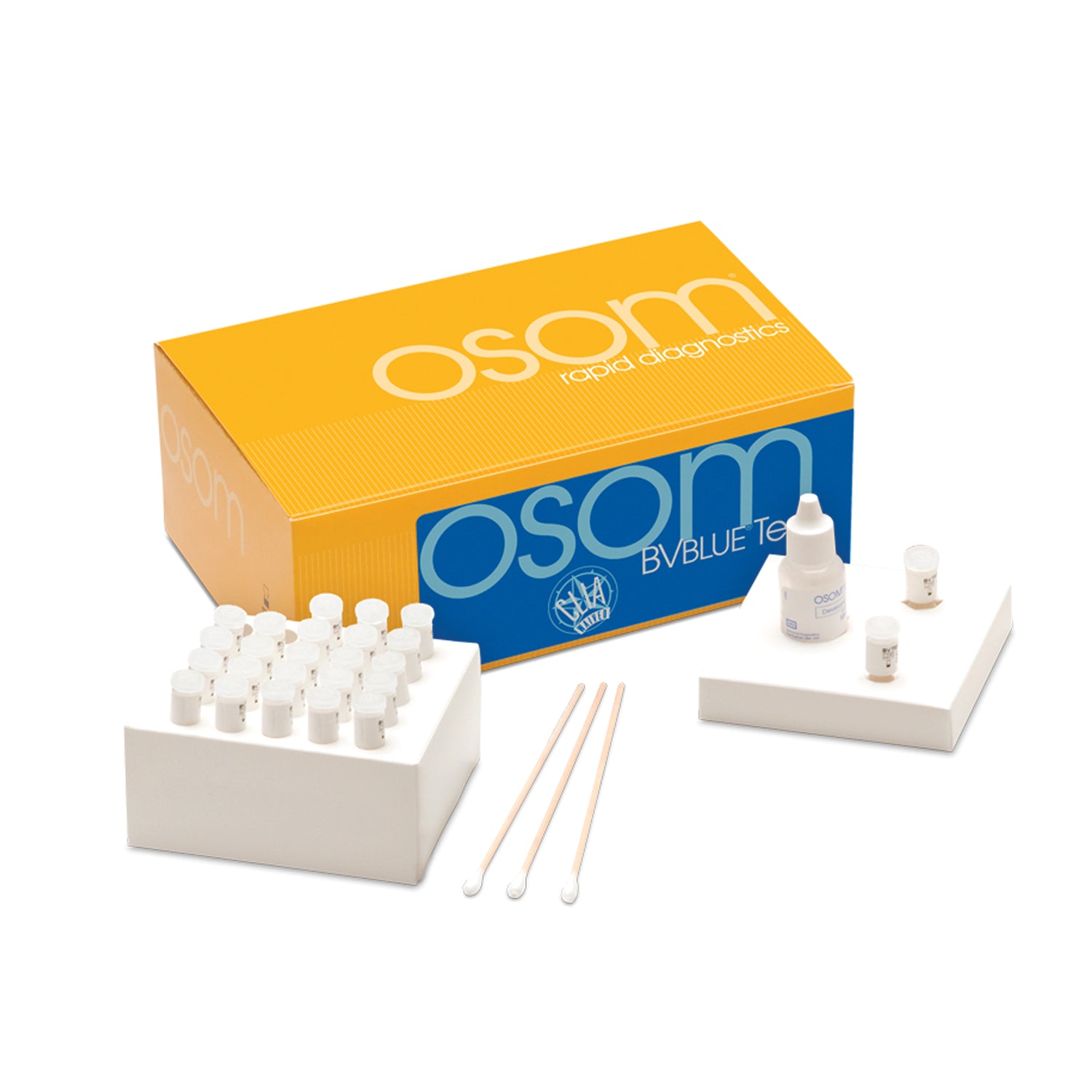 183 - Sekisui Diagnostics, LLC - OSOM BVBLUE Test, CLIA Waived, 25 tests/kit (Ships on ice) (Minimum Expiry Lead is 90 days) (Item is Non-Returnable & Non-Refundable) (Continental US Only) , kt