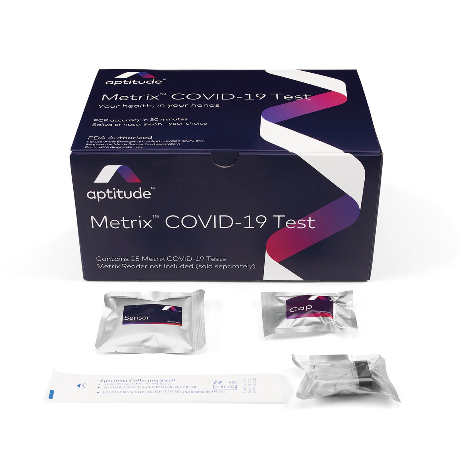 MTRX-C19-25PK - Sekisui Diagnostics, LLC - Metrix COVID-19 Test, 25 tests/kt (6-months Dating) (Non-Returnable & Non-Refundable) (Continental US Only) (DROP SHIP ONLY) , ea