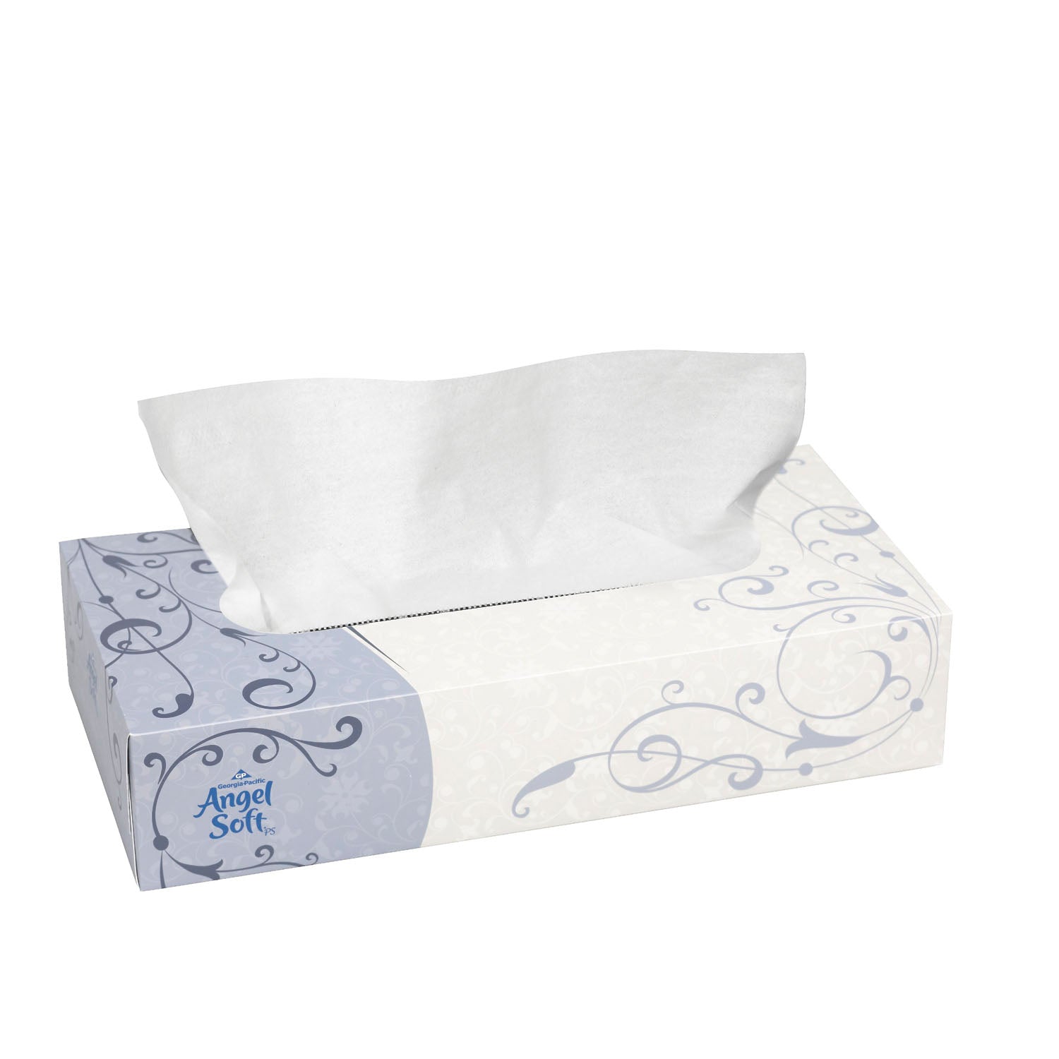 48580 - Georgia-Pacific Consumer Products - Pañuelos faciales premium, caja plana, blancos, 8.4" x 7.5", 100 hojas/caja, 30 cajas/caja