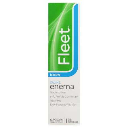 652287 - Fleet - Fleet Enema Saline Laxative, 4.5 oz., Pack of 1, (EA)