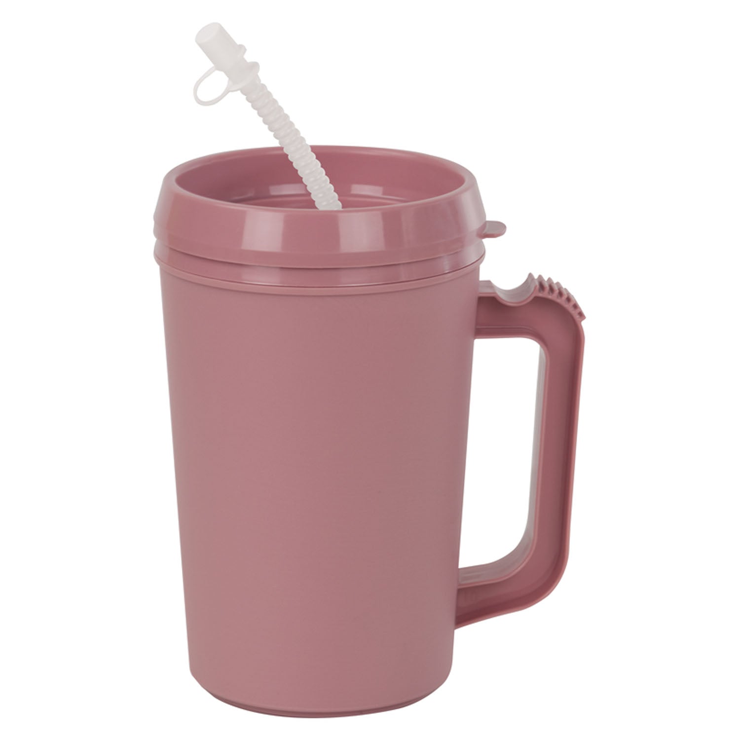 GP55404 - GMAX Industries, Inc. - Insulated Mug, with Straw, 34 oz, Rose, 24/cs (20 cs/plt) , cs