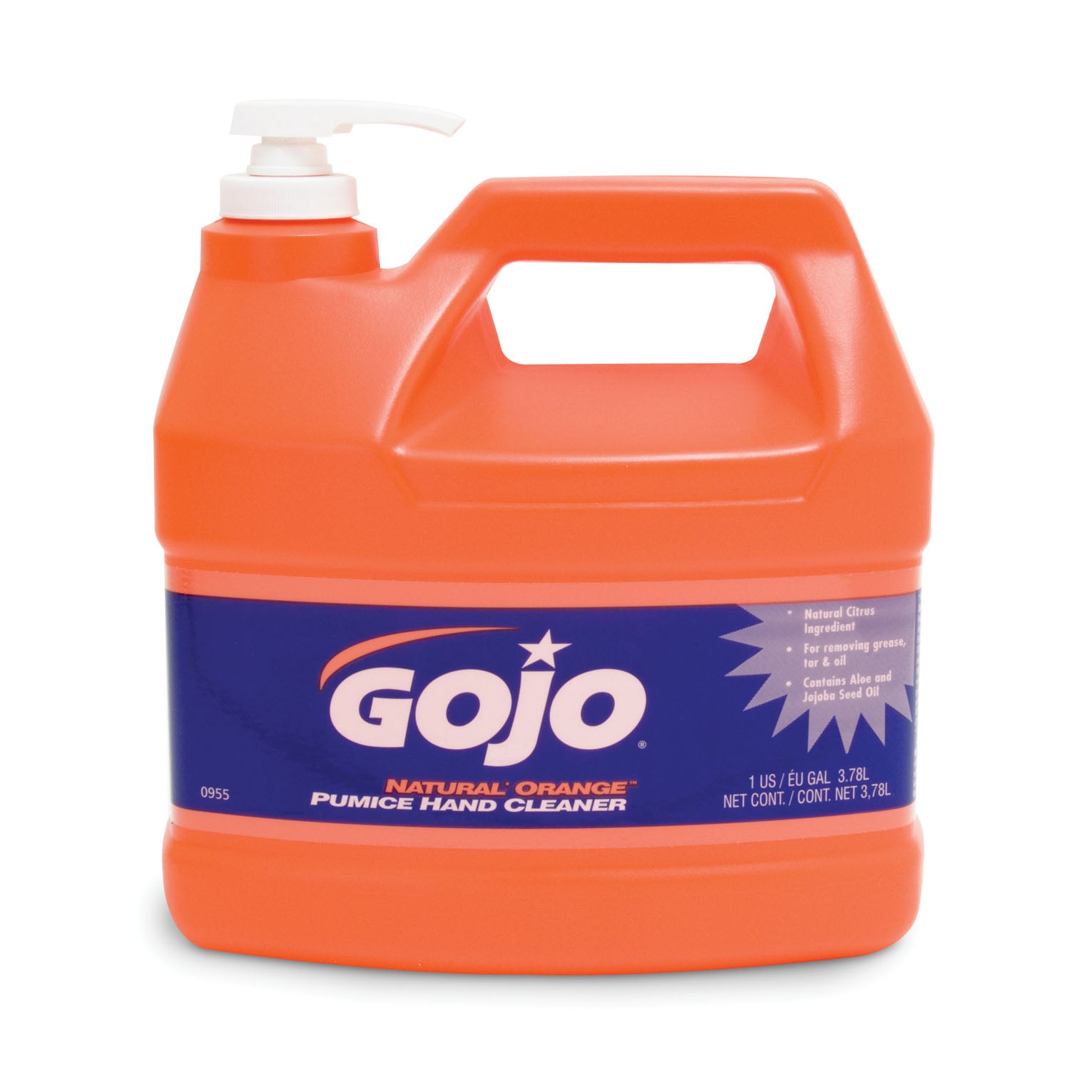 0955-04 - GOJO Industries, Inc. - Hand Cleaner, One Gallon with Pump Dispenser, 4/cs , cs
