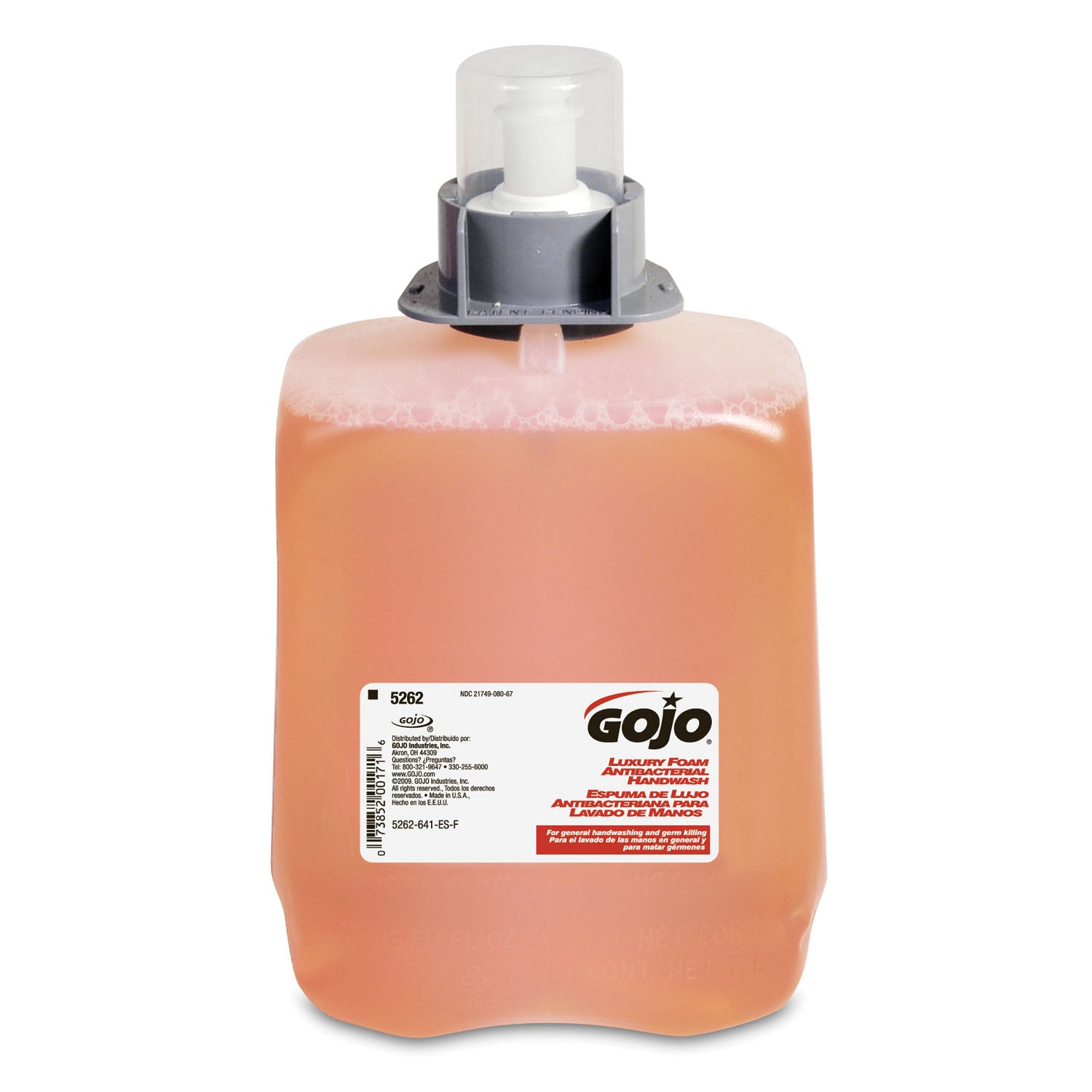 5262-02 - GOJO Industries, Inc. - GOJO® Luxury Foam Antibacterial Handwash, 2/cs , cs