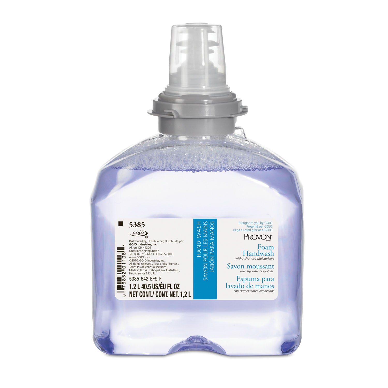 5385-02 - GOJO Industries, Inc. - PROVON® Foaming Handwash with Advanced Moisturizers, 1200mL TFX, 2/cs , cs