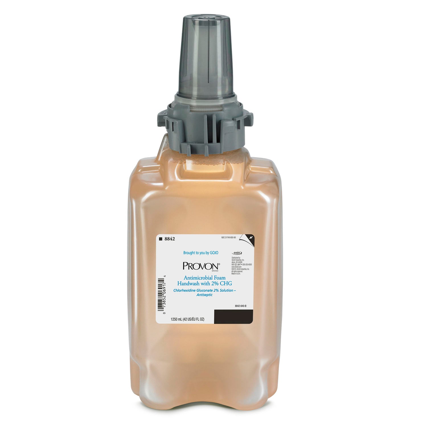 8842-03 - GOJO Industries, Inc. - PROVON® ADX™ 1250 mL, Foaming Antimicrobial Skin Cleanser with 2% CHG, 3/cs , cs