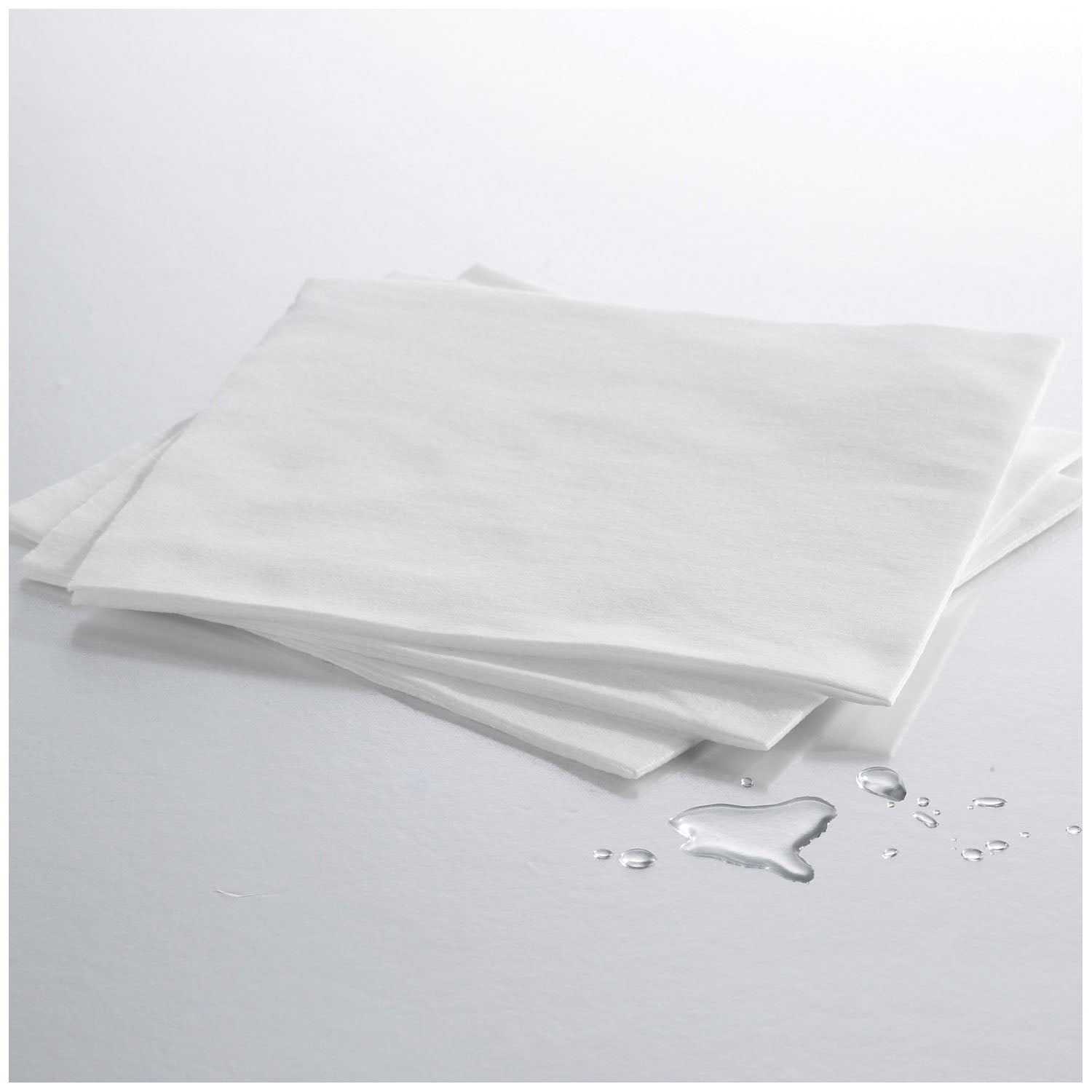 49733 - Graham Medical - Toallita no tejida, 30 x 34 cm, blanca, 50/paquete, 10 paquetes/caja (60 cajas/paquete)
