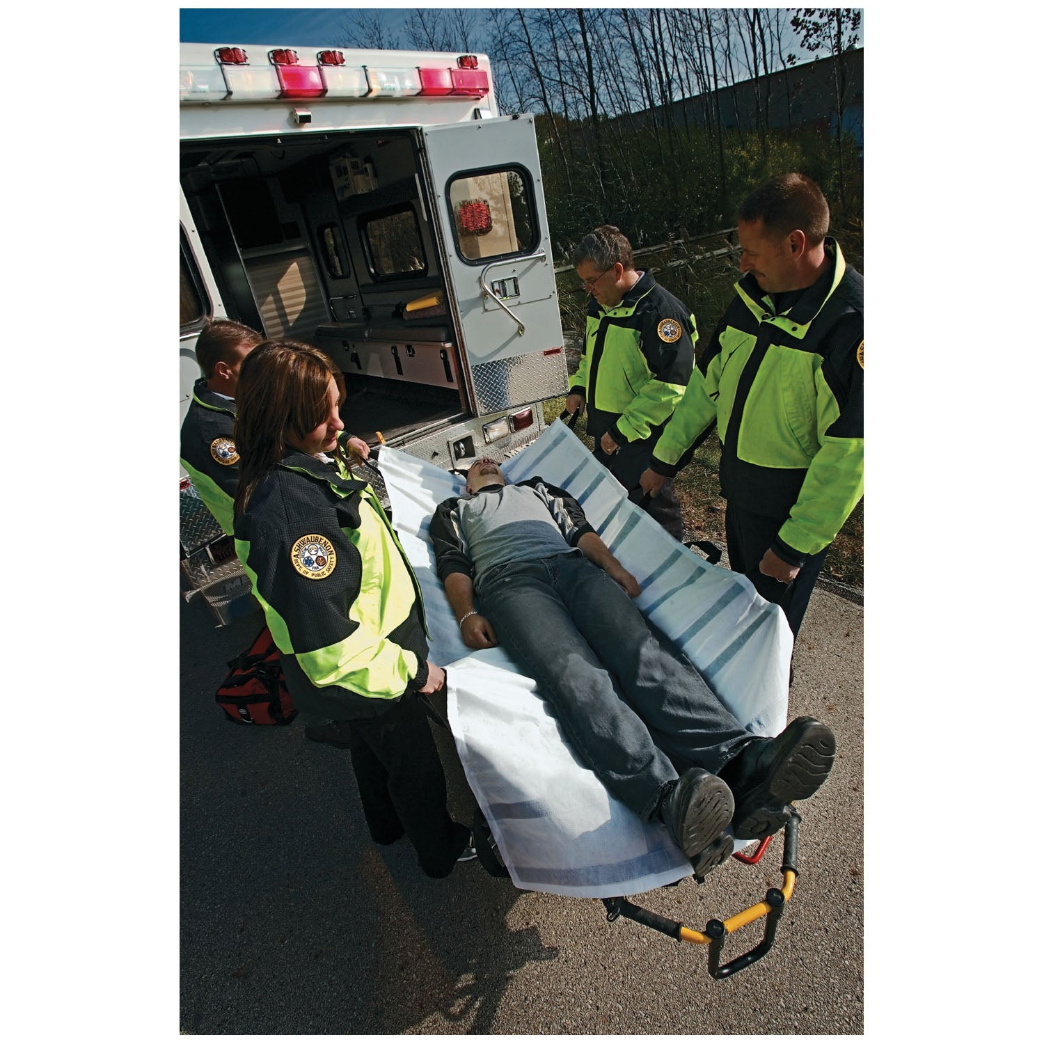 51926 - Graham Medical - MegaMover® Portable Transport Unit, White/ Black, 40" x 80", 10/cs (50 cs/plt) , cs