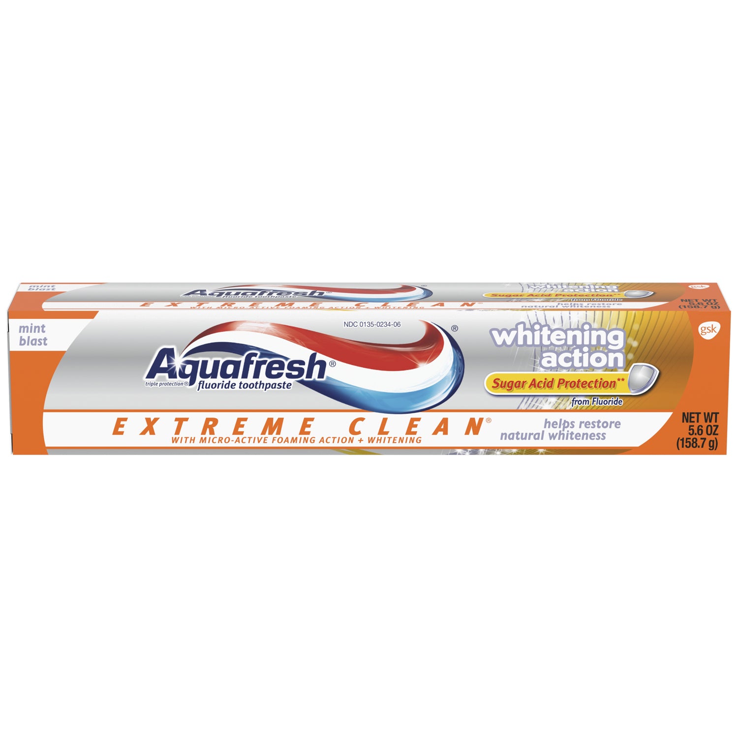 33873C - Haleon US Services Inc. - Aquafresh® Extreme Clean® 含氟美白牙膏,薄荷口味,5.6 盎司/支,12 支/箱(僅限美國銷售)(產品不得在 Amazon.com 或任何其他第三方網站上銷售。)(商品編號 i