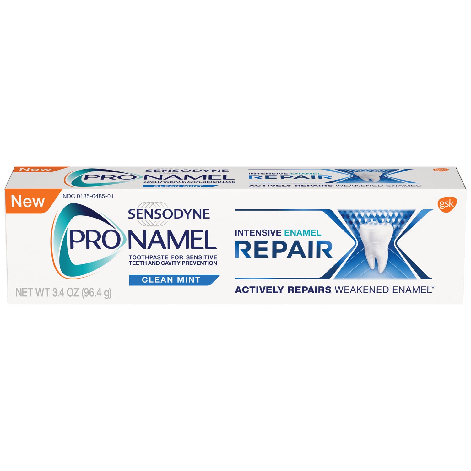 88760A - Haleon US Services Inc. - ProNamel® 強效琺瑯質修復牙膏,清新薄荷味,3.4 盎司/支,6 支/包,2 包/箱(共 12 支)(僅限美國銷售)(產品不得在 Amazon.com 或任何其他第三方網站上銷售。)