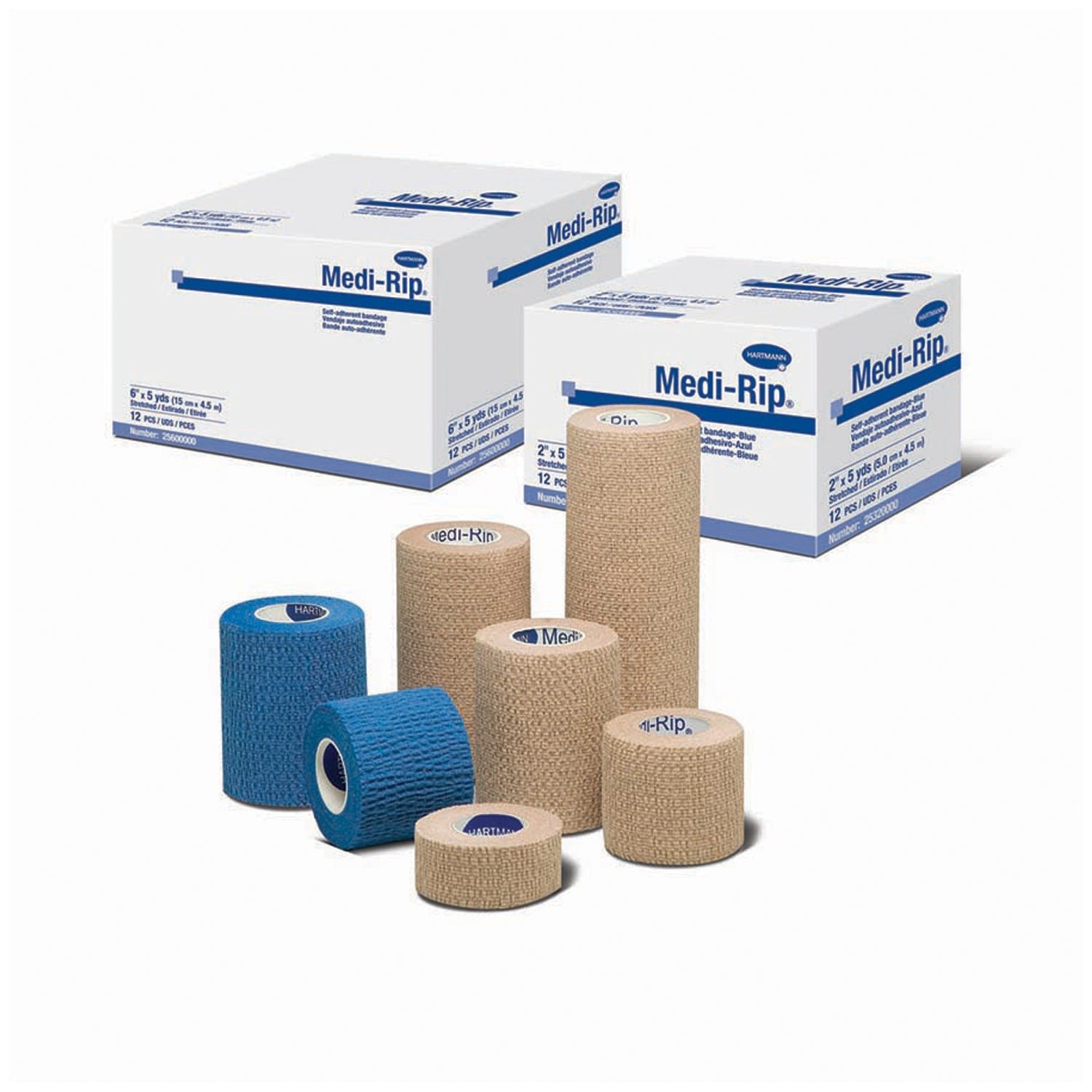 25820000 - Hartmann USA, Inc. - Bandage, 2" x 5 yds, Non-Sterile, Team Pack, Tan, 24/cs (Hartmann has a $3000 Minimum for Drop Ship Orders) (Item is Short-Dated; Non-Returnable) , cs