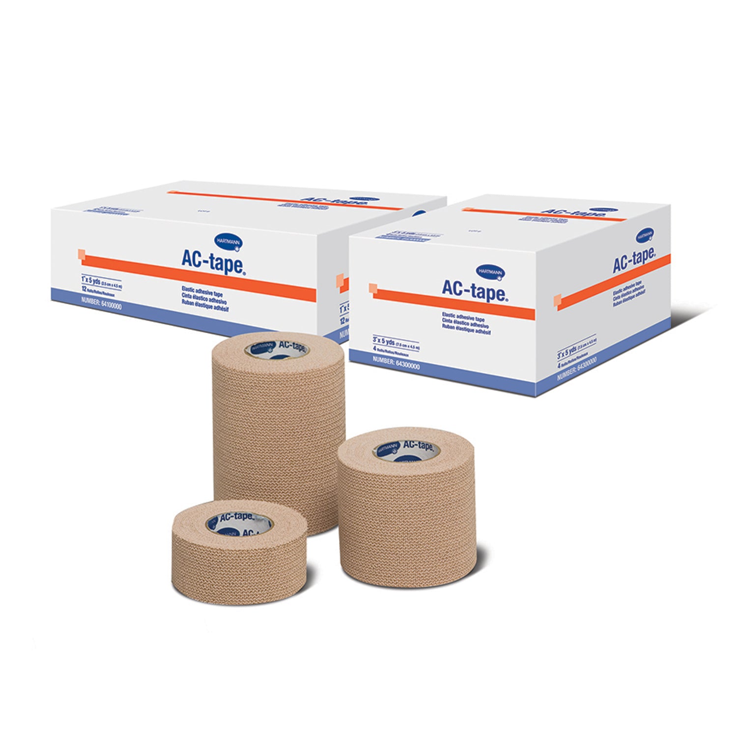 65200000 - Hartmann USA, Inc. - 膠帶,2英寸 x 5碼,團隊裝,24卷/箱(Hartmann 代發貨訂單最低金額為3000美元),箱