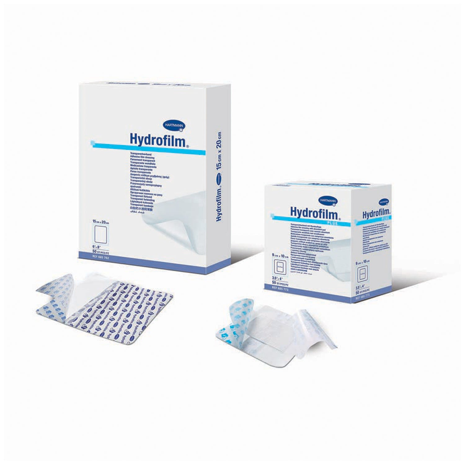 685760 - Hartmann USA, Inc. - Apósito transparente, 4" x 6", sin látex (LF), 50/caja (próximamente se cambiará el número de pieza) (Hartmann tiene un mínimo de $3000 para pedidos con envío directo), caja