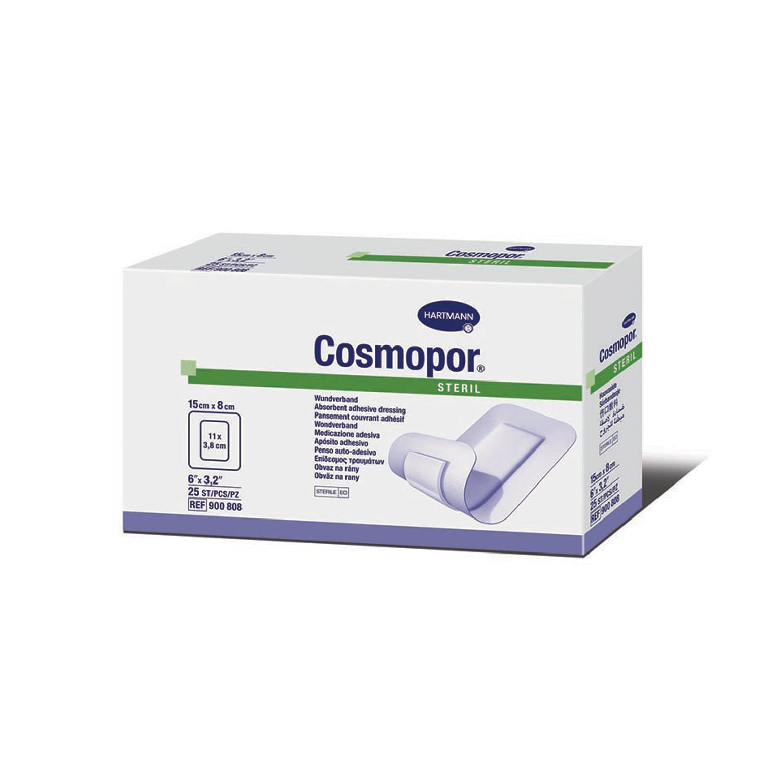 900808 - Hartmann USA, Inc. - Wound Dressing, 6" x 3.2", Sterile, 25/bx (Hartmann has a $3000 Minimum for Drop Ship Orders) , bx
