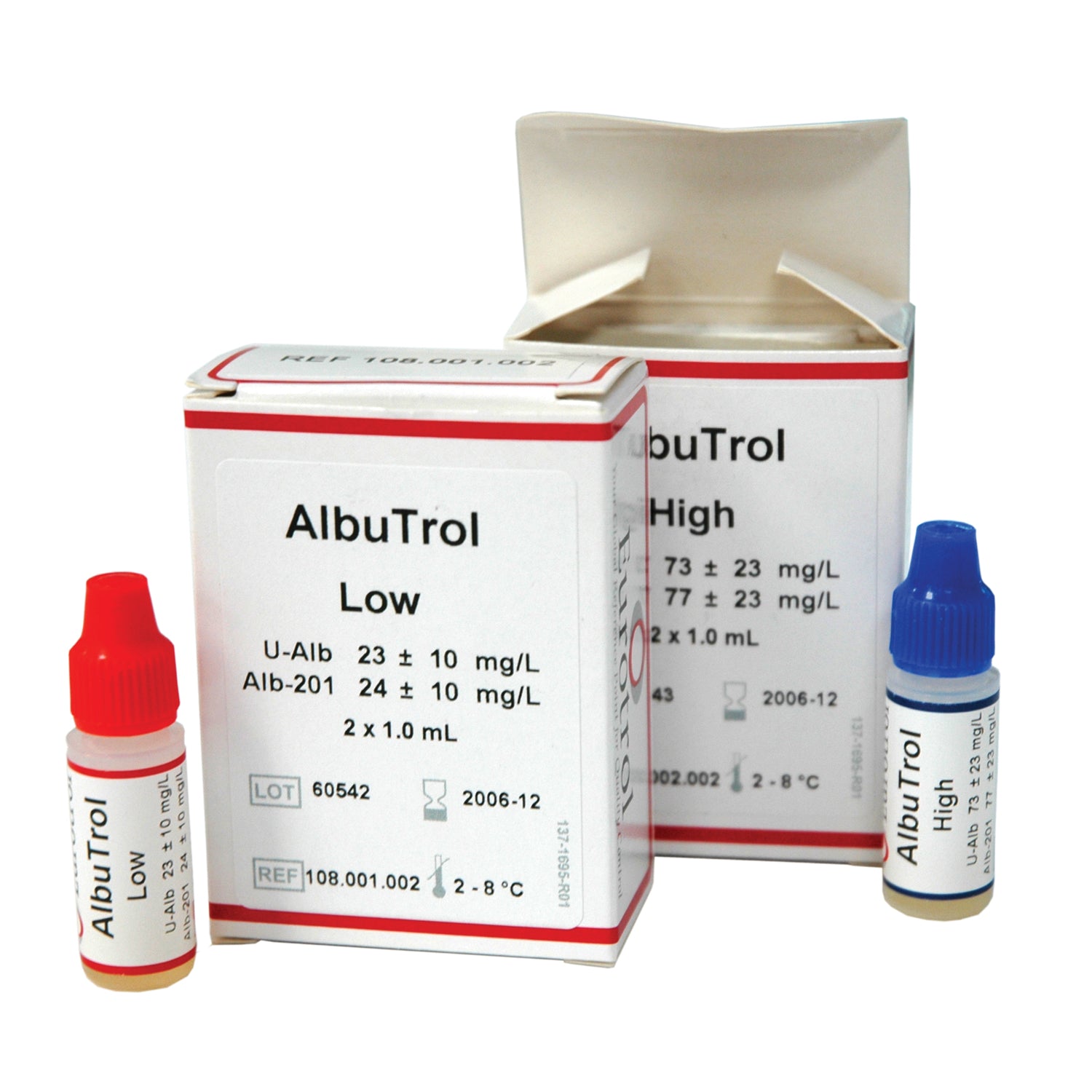171001002 - HemoCue America - HemoTrol, Level 1, 1mL/vial, 2 vials/bx (Perishable, Must Be Refrigerated, Non-Returnable) (Continental US & Canada Only) (DROP SHIP ONLY) , bx