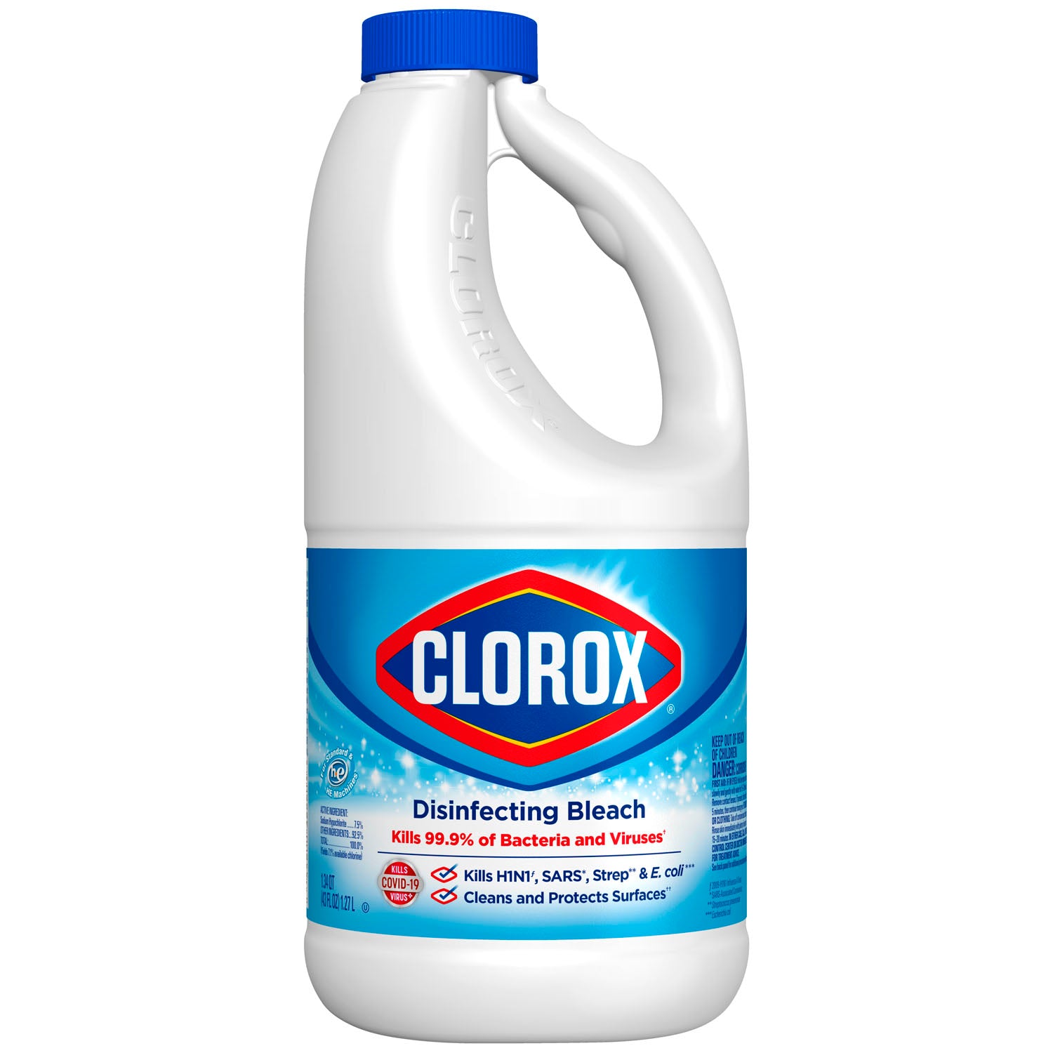 32260 - Clorox Sales Company - Clorox® Disinfecting Bleach, Concentrated Formula, Regular, 43 oz, 6/cs (Continental US Only) , cs