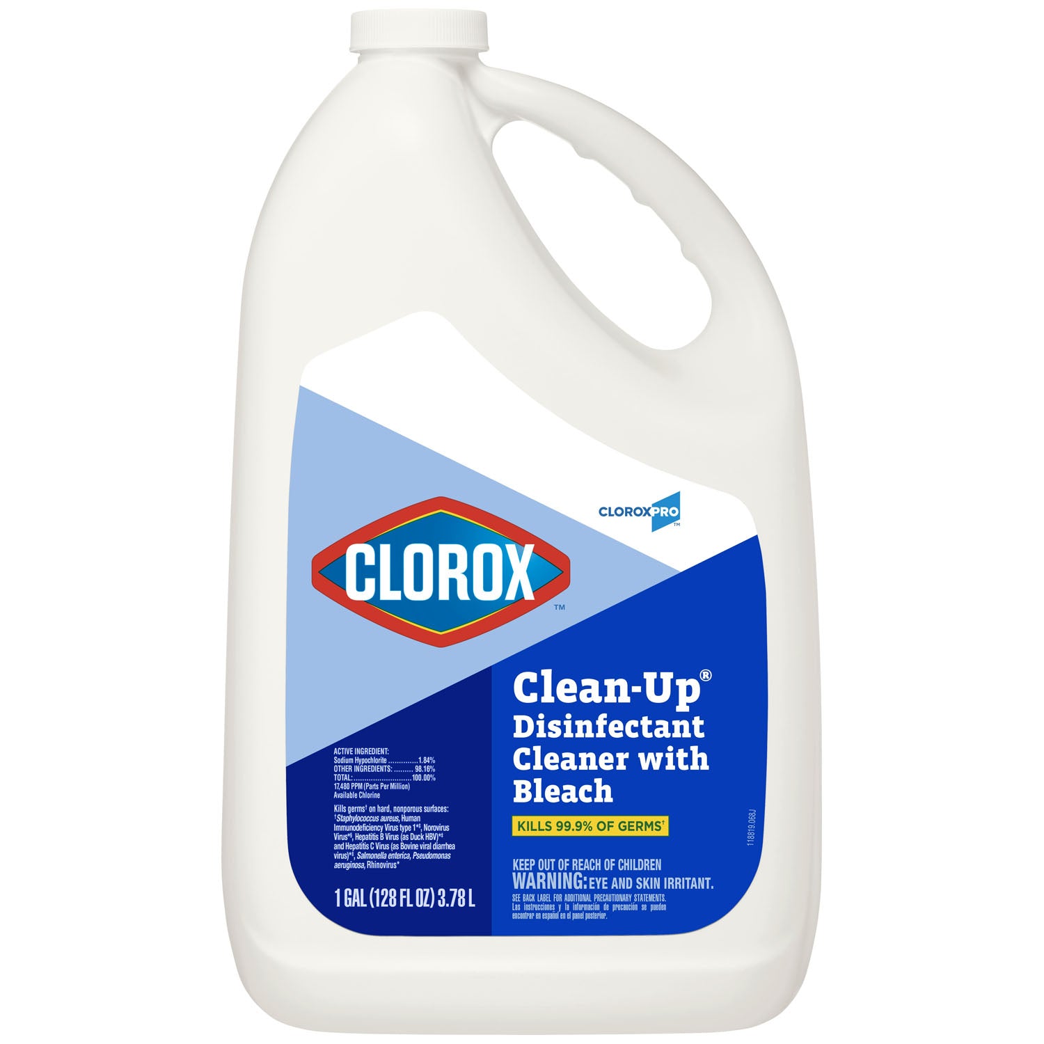 35420 - 高樂氏銷售公司 - CloroxPro™ 高樂氏清潔消毒清潔劑(含漂白劑)補充裝,128 液盎司,4 瓶/箱(僅限美國大陸地區),cs
