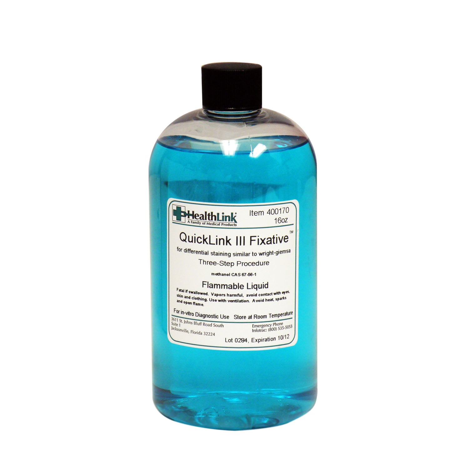 400170 - EDM3 Company LLC - Quicklink III, Fixative, 16 oz (Item is Non-Returnable) (US Only) (HAZMAT Fees Apply, cannot ship via Air or to AK, GU, HI, MP, PR, VI) , ea