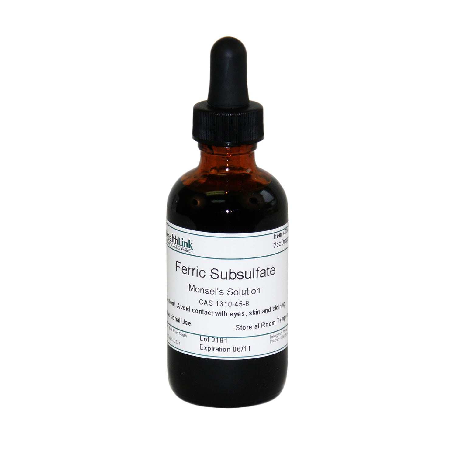 400491 - EDM3 Company LLC - Monsel's Solution, Dropper Bottle, 2 oz (Item is Non-Returnable) (US Only) , ea