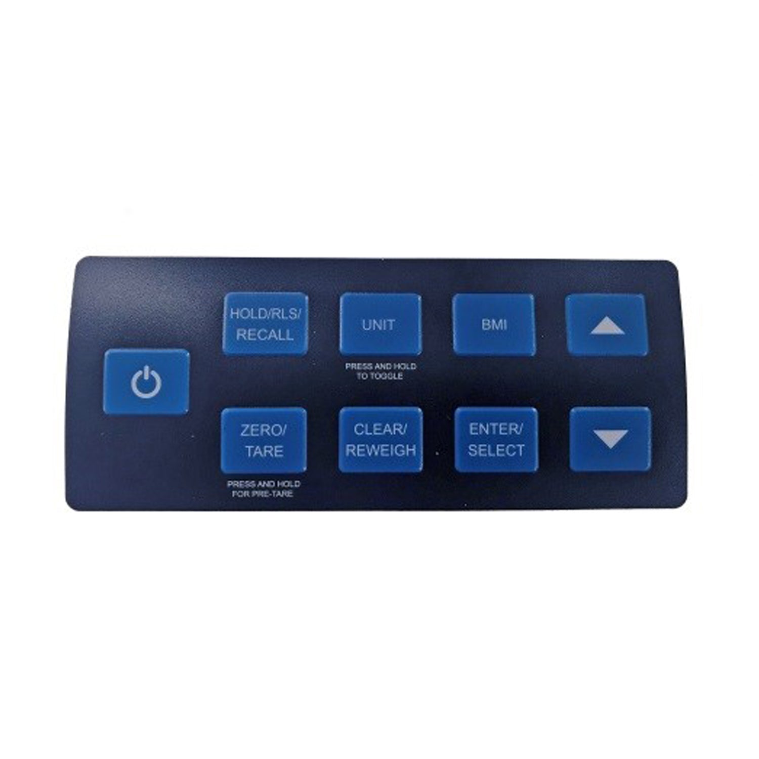 10-00263 - Pelstar LLC/Health o meter Professional Scales - Key Pad for 500KL/501KL Scales. Modles with Reweigh Button (DROP SHIP ONLY) , ea